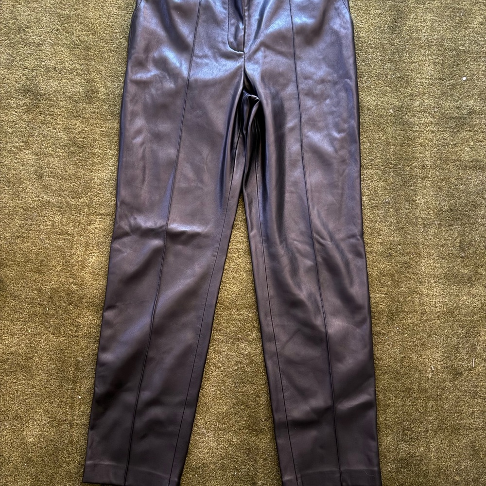 Women’s Black faux Leather Pants
